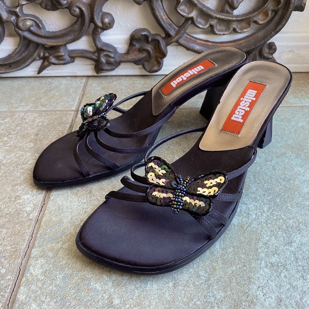 90s Vintage Butterfly Heels by Unlisted Size 7.5